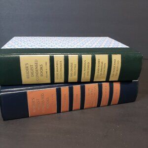 Beautiful Beige and Orange HB Vintage Readers Digest Books 2 Decor Risers